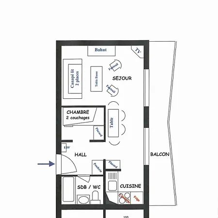 Apartamento 2 Alpes - Le Venosc - 4 Personnes - Parking Compris *